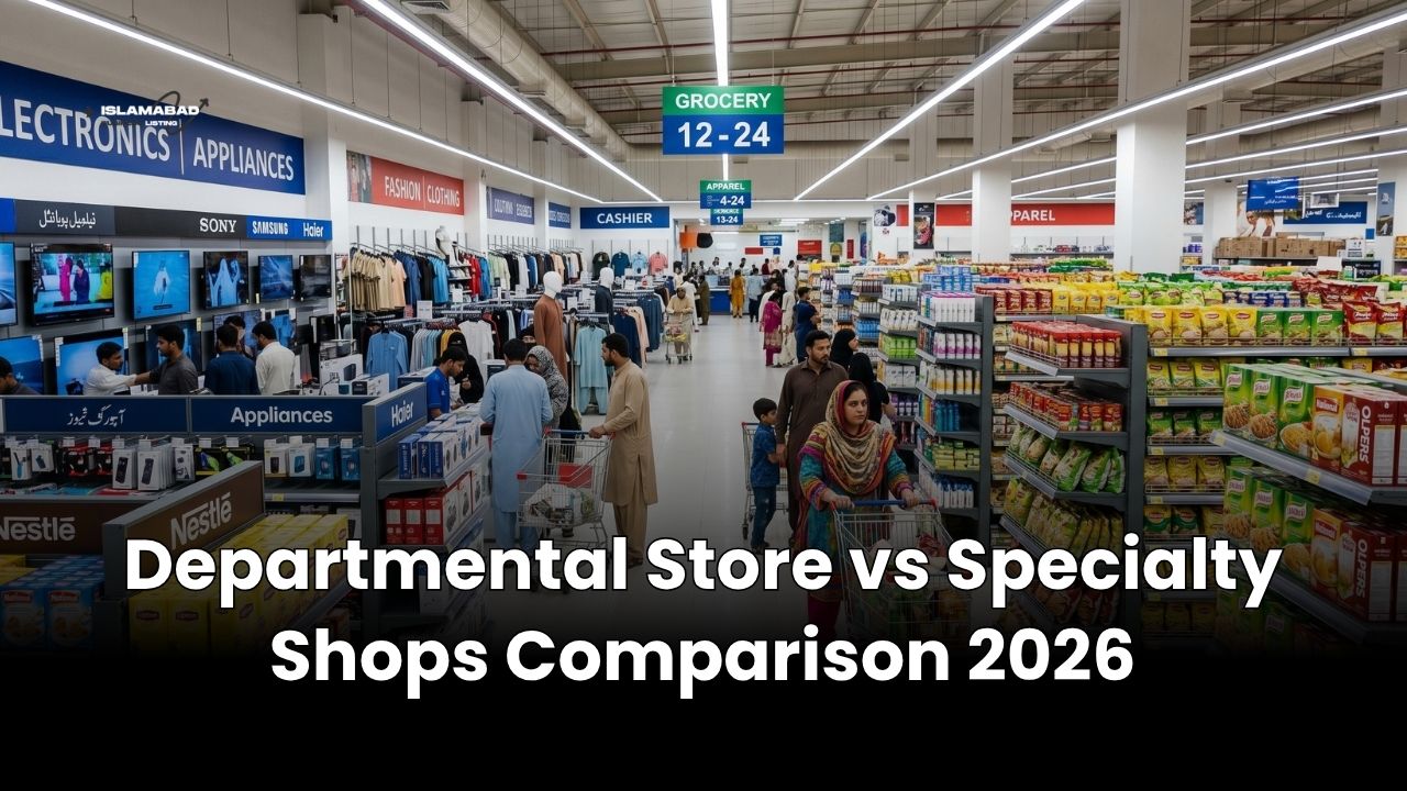 Best Departmental Store vs Specialty Shops Comparison 2026