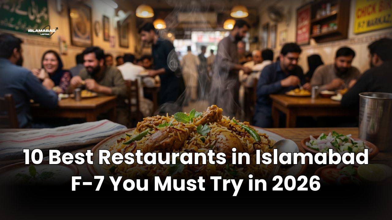 10 Best Restaurants in Islamabad F-7 You Must Try in 2026