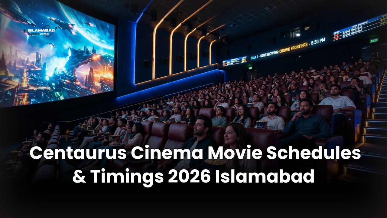 _Centaurus Cinema Movie Schedules & Timings 2026 Islamabad