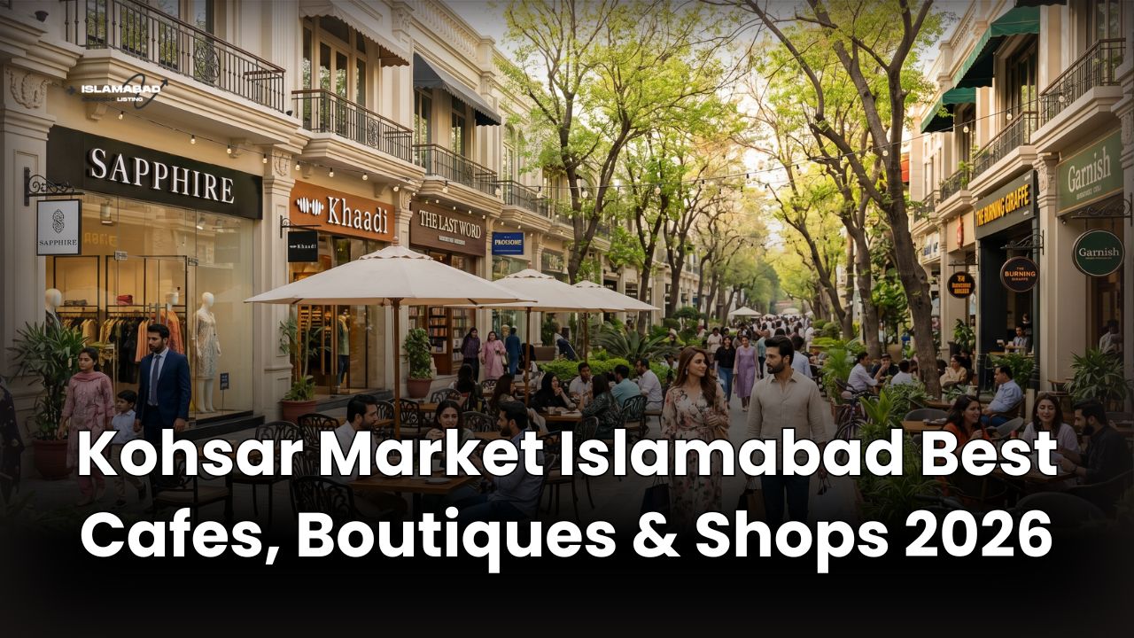 Kohsar Market Islamabad Best Cafes, Boutiques & Shops 2026