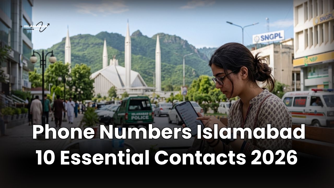 Phone Numbers Islamabad: 10 Essential Contacts 2026